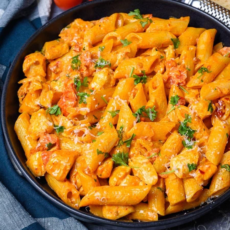 Harissa Pasta with Chicken